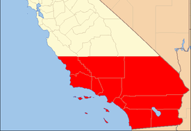 Southern California map