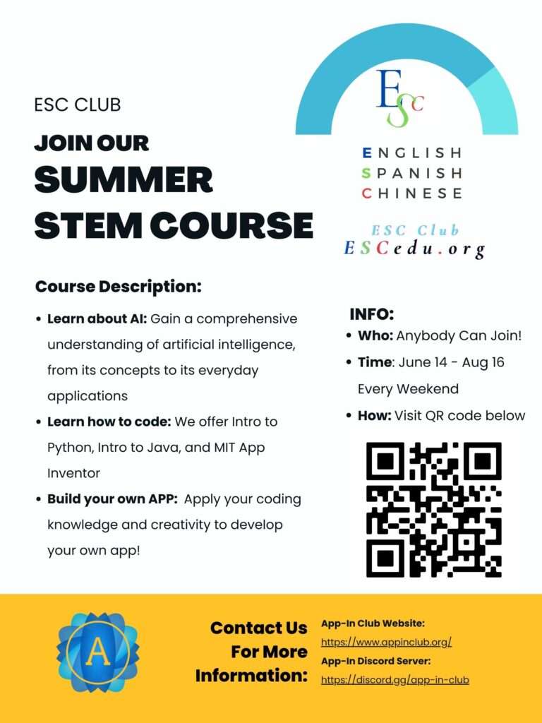 ESC Club Launches Global Virtual Coding Classes for Students Aged 9 and Above