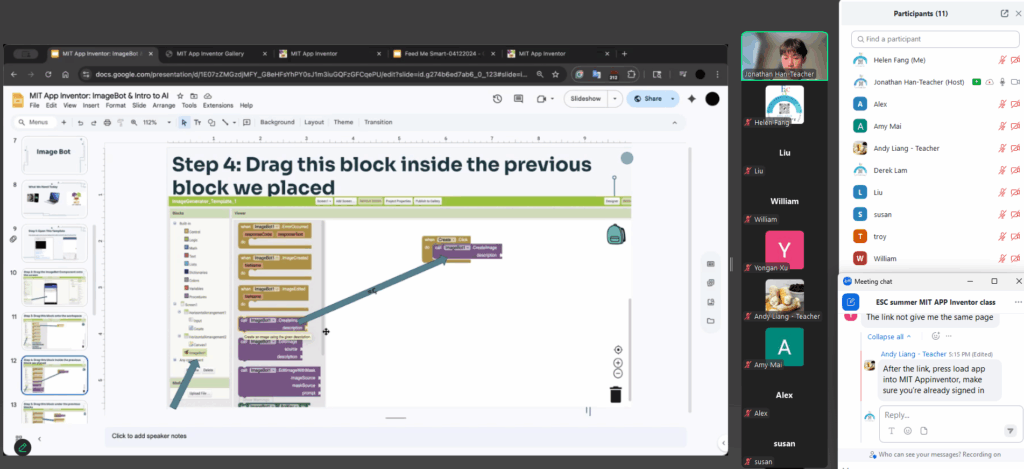 MIT APP Inventor Coding