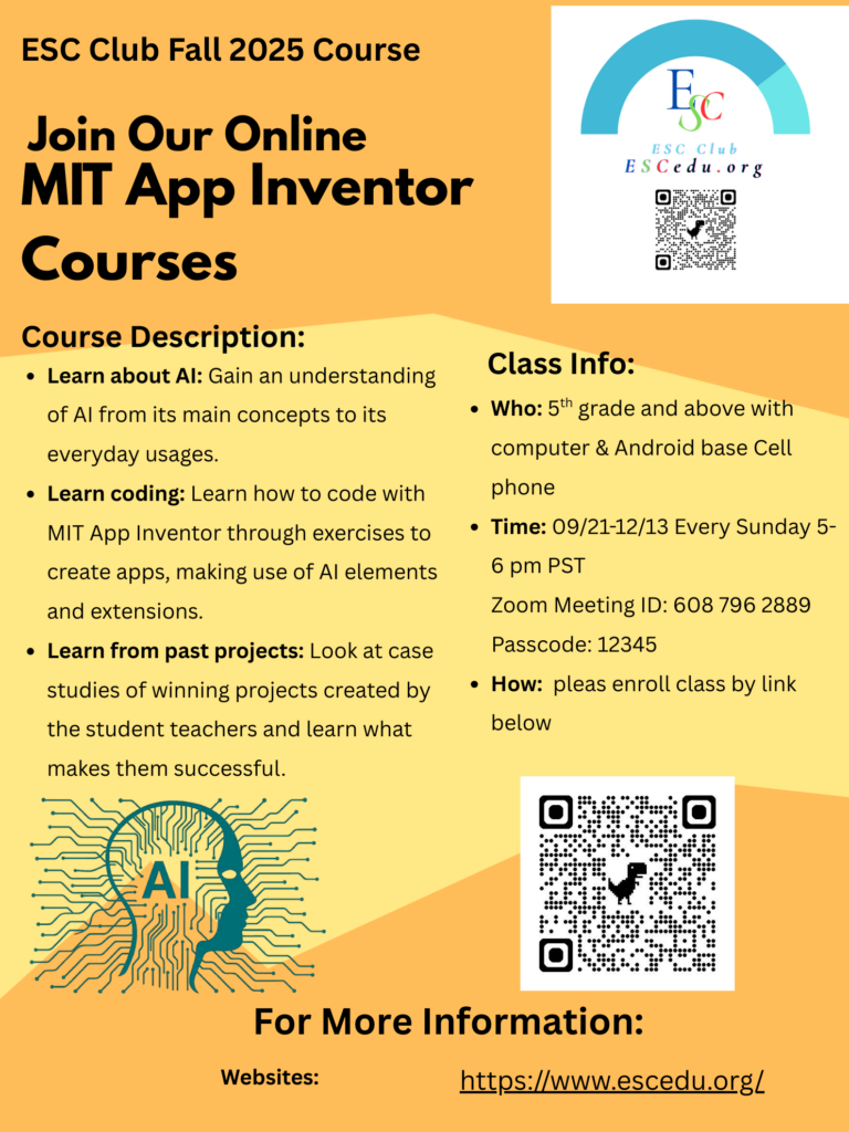 ESC Club Launches Cross-Border MIT App Inventor Coding Program in Tijuana-Fall 2025