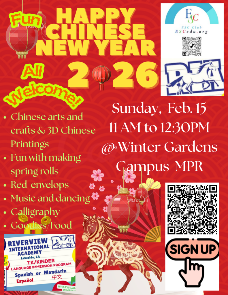 ESC Club & Riverview International Academy Host 2026 Lunar New Year Festival Celebrating Culture, STEM, and Community