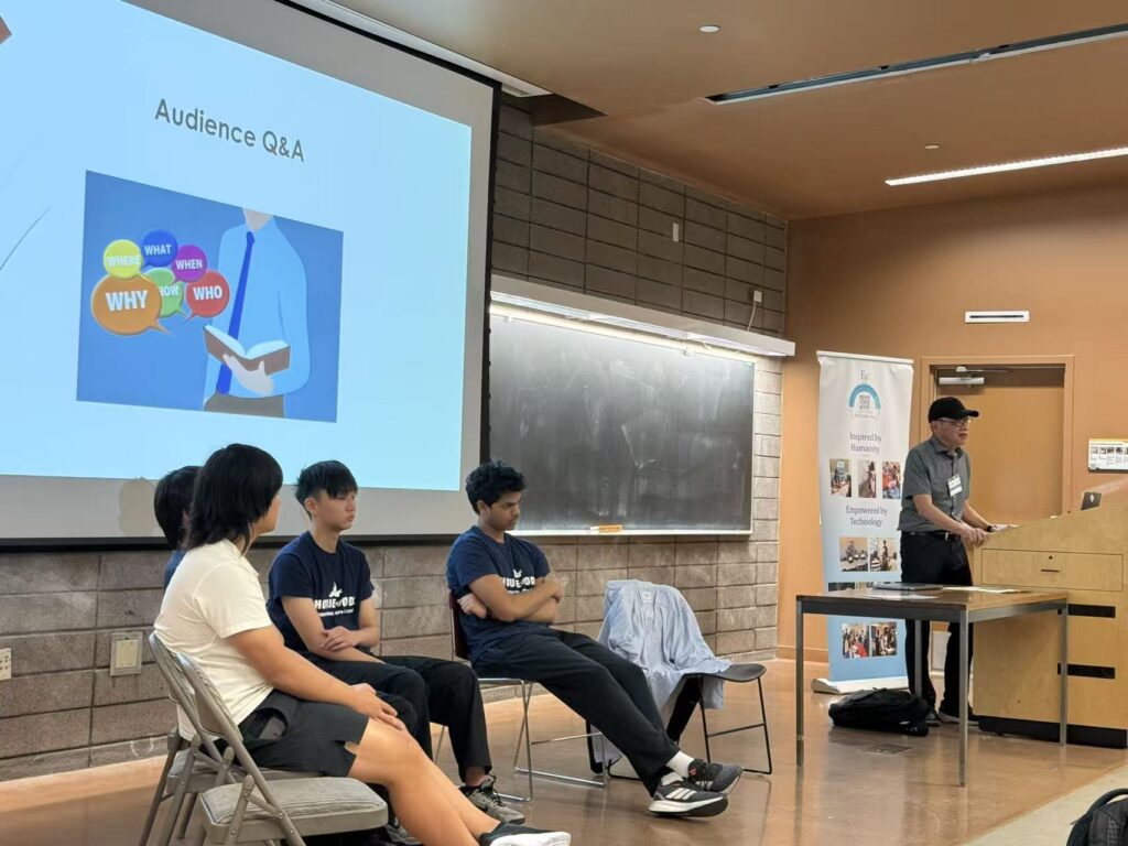 Dr. Meng sharing mentorship insights