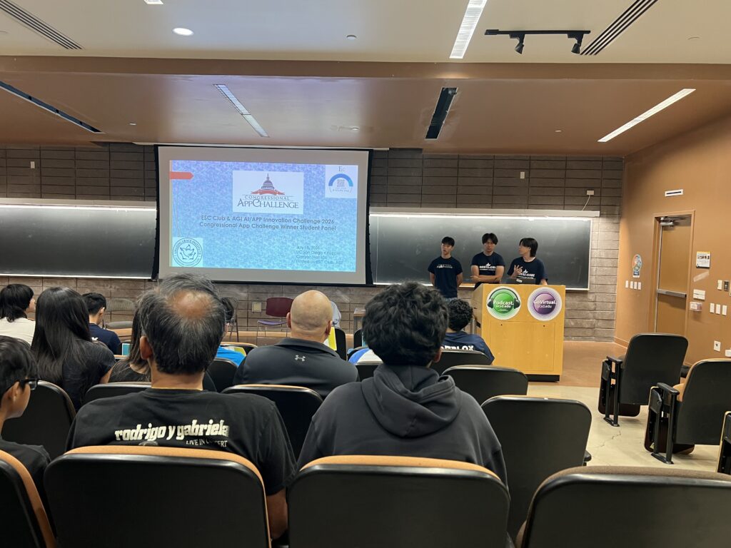 ESC Club Successfully Hosts 2026 Congressional App Challenge (CAC) Winner Student Panel at UC San Diego